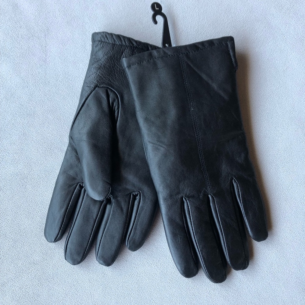 Nordstrom ~ Leather Fleece Lined Gloves ~ Men’s Size Large ~ Brand New!